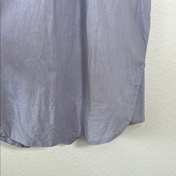 FOR CYNTHIA  Lavender Linen Blend Puff Sleeve Small - Picture 5 of 9